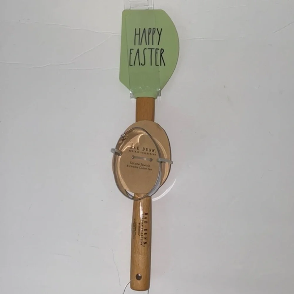 Rae Dunn Easter Spatula Easter‎ Egg Cookie Cutter Set